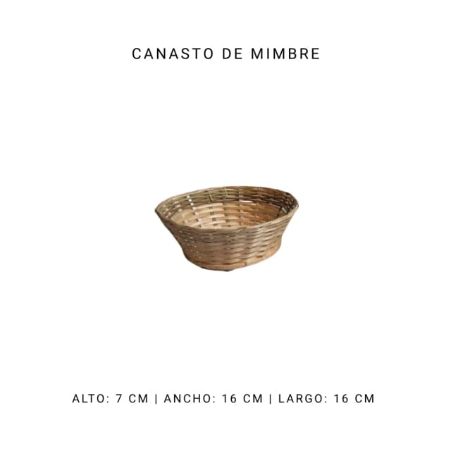 Canasto de mimbre