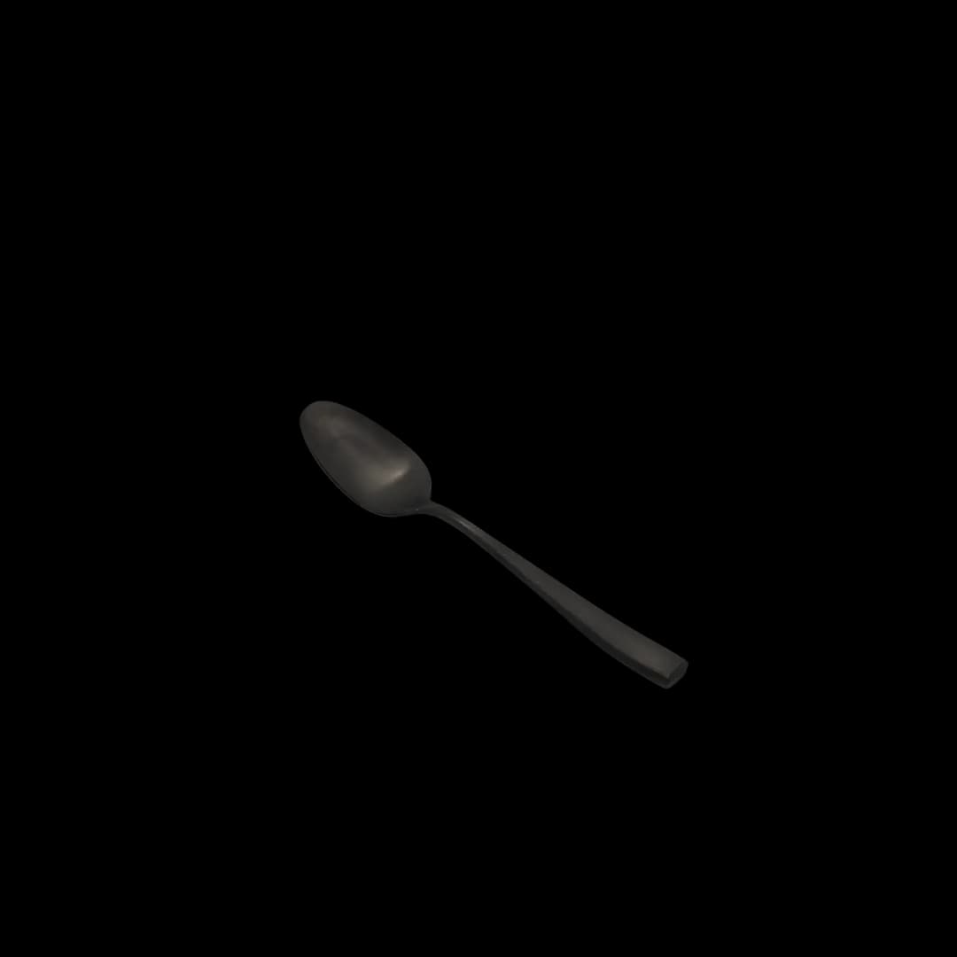 Cuchara sopa negro — alquiler en Bogotá