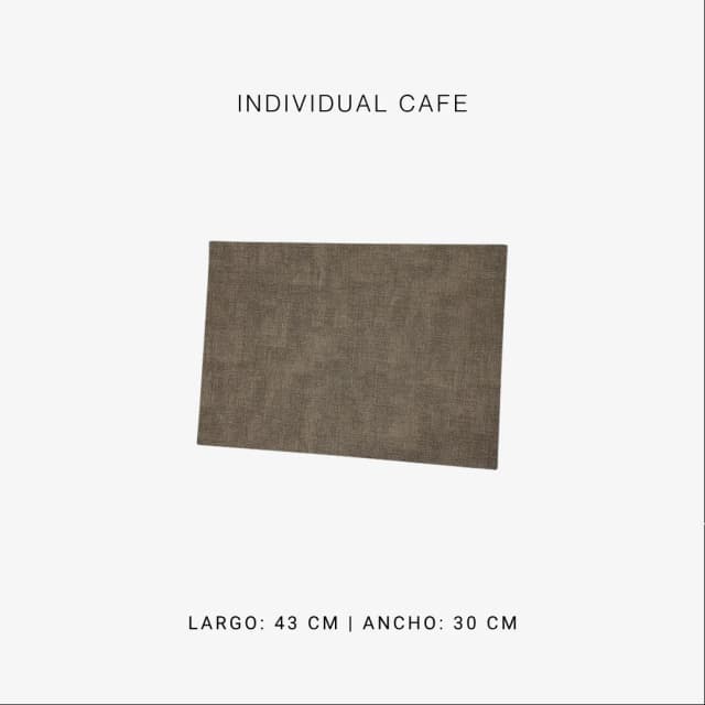 Individuales café