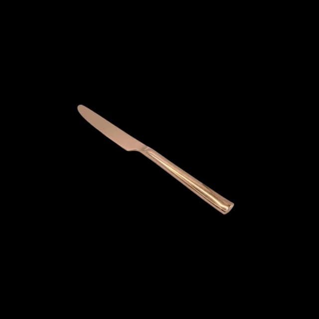 Cuchillo fuerte oro rosa