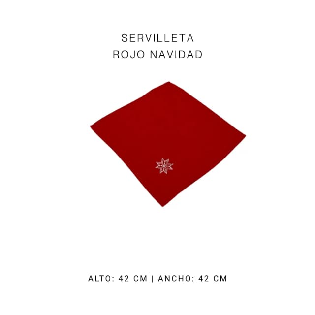 Servilleta navideña