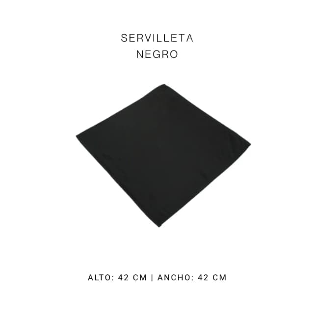 Servilleta negra