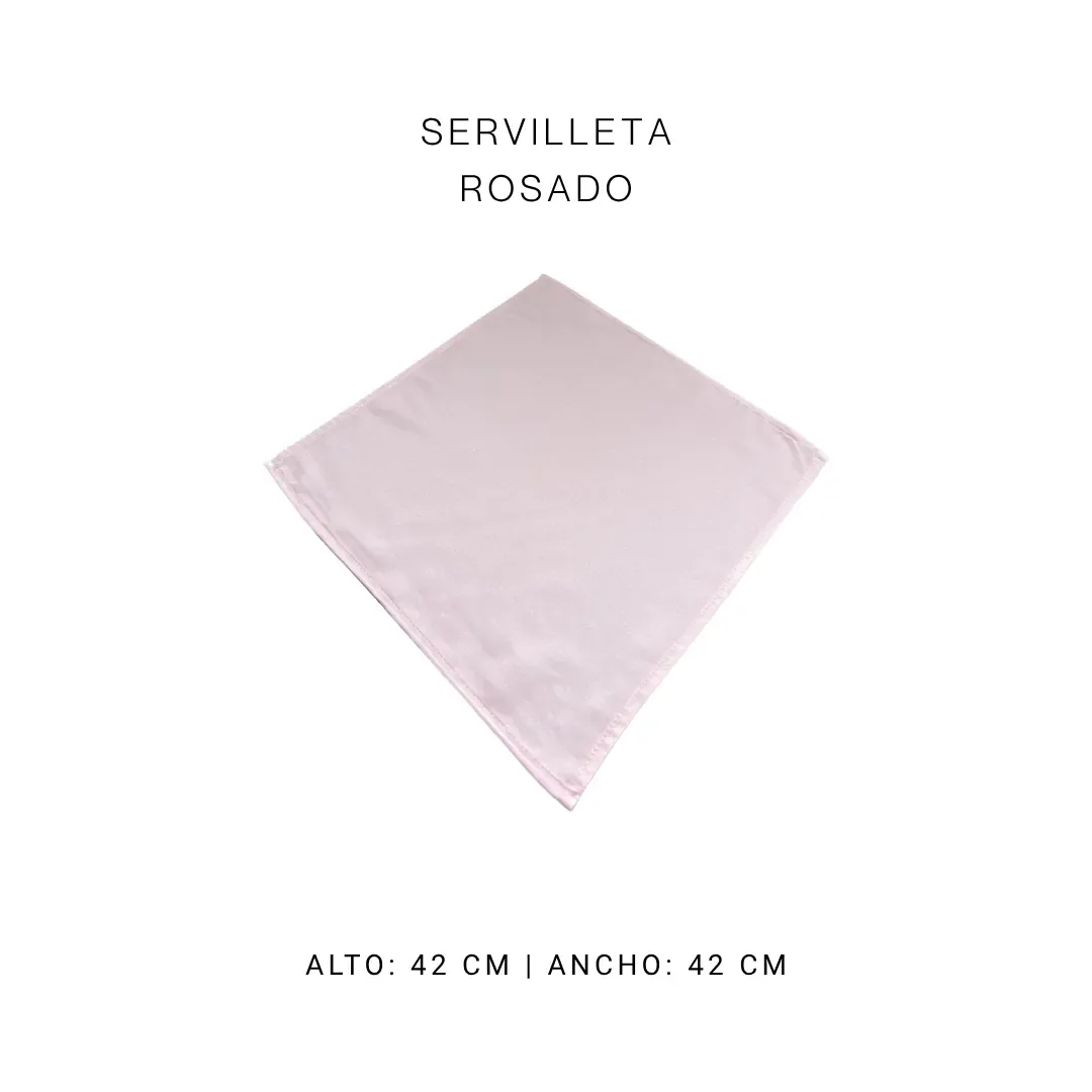 Servilleta rosada — alquiler en Bogotá