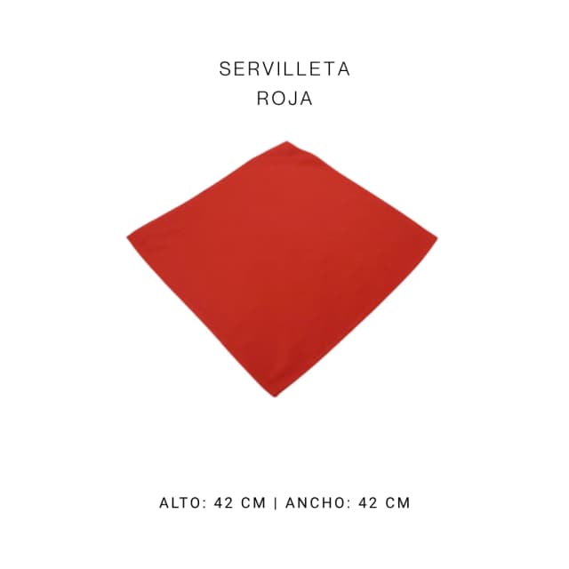 Servilleta roja