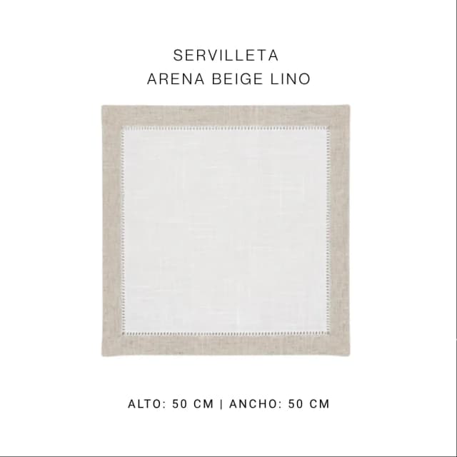 Servilleta beige