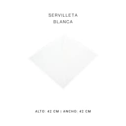 Servilleta blanca