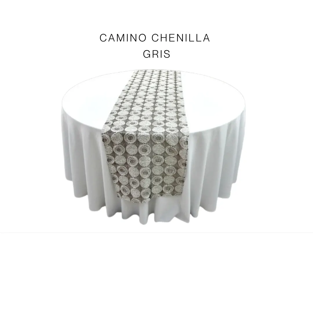 Camino chenilla gris — alquiler en Bogotá