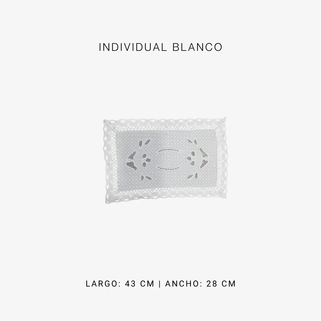 Individuales blanco — alquiler en Bogotá