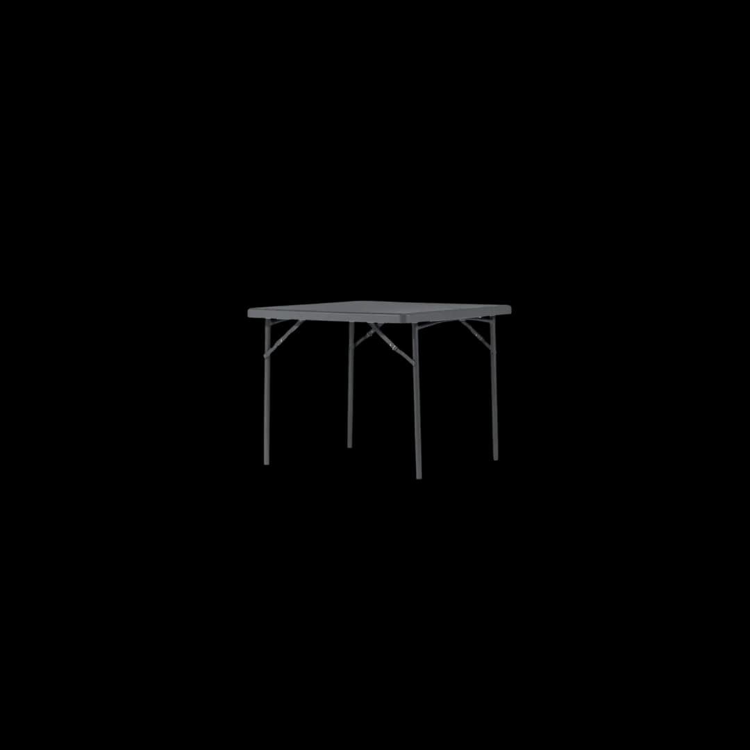 Mesa cuadrada importada Zown 90 x 90 cm — alquiler en Bogotá