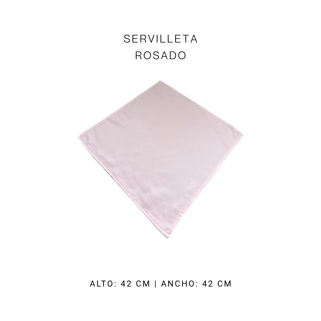 Servilleta rosada — alquiler en Bogotá