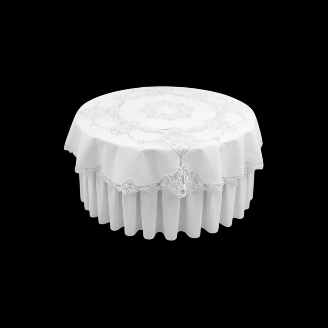 Tapa bruja redonda blanca — alquiler en Bogotá