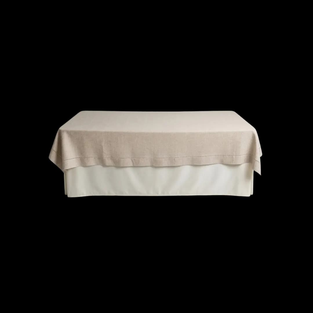 Tapa rustica beige 150 x 260 cm (m rectangular) — alquiler en Bogotá